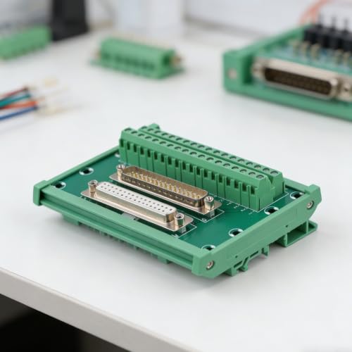 Bloque de terminales DB37 D-Sub de 37 pines con montaje en riel DIN de 100 V 4