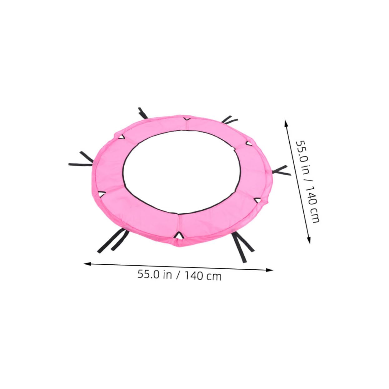 KICHOUSE Child Trampoline Pad Round Frame Cover Waterproof Replacement Part Oxford Soft Foam Quick Fit