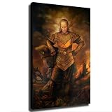 Vigo The Carpathian Poster Canvas Wall Art, Modern Artwork Wall Decor for Living Room Bedroom Office Home Decoration (24x36 inch,Framed)