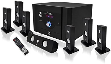 Pyle PT798SBA 7.1 Channel Home Theater System with Satellite Speakers, Center Channel, Subwoofer and Bluetooth
