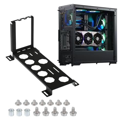 Soporte Vertical para GPU de Metal para Ventilación en Chasis de PC miniatura 4
