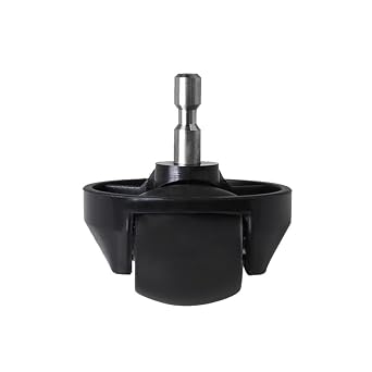 Front Caster Wheel Replacement Robot Vacuum Part Compatible with Xiaomi Mi, Roborock S5 S6 S7 Q7 Q Revo, Xiaowa T4 T6 Black Swivel Roller Accessory, 1PC