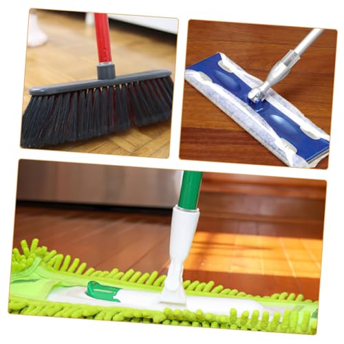 SEWOART 2 peças de pontas de cabo de vassoura cabeça rosqueada haste de alumínio ponta de alça de va