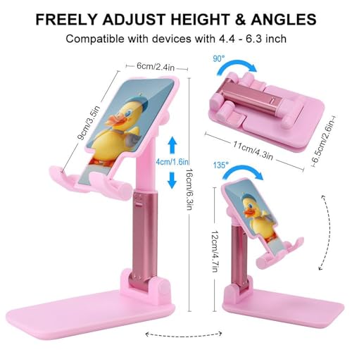 Support de téléphone pliable canard pour bureau compatible iPhone et Android - 2