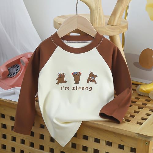 Kids Girls Long Sleeve T Shirts Casual Fall Winter Tops Toddler Cute Graphic Soft Cotton Crewneck Raglan Trendy Clothes2