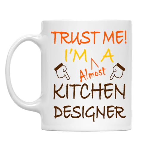 Trust Me! Kitchen Designer Mug, 11 Oz Two-Sided Ceramic Coffee Cup