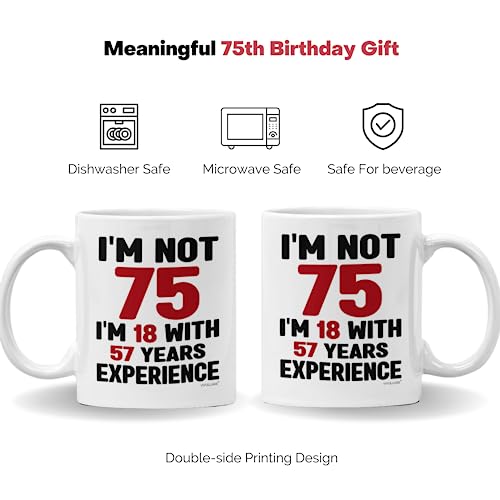 Vivulla68 75Th Birthday Gifts For Men, 75Th Birthday Gifts For Women, Gifts For 75 Year Old Men Woman, 1948 Birthday Gift For Men Women, 75Th Birthday Mug For Mom Dad, 75Th Birthday Cup With Keychain #TOP2