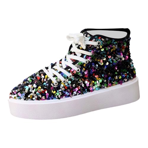 Baskets montantes femmes légères chaussures marche courses basses
