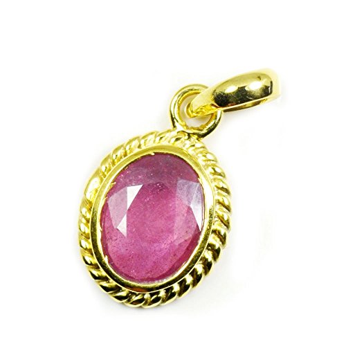 Pendentif rubis naturel Panchdhatu contre les bijoux qui ternissent