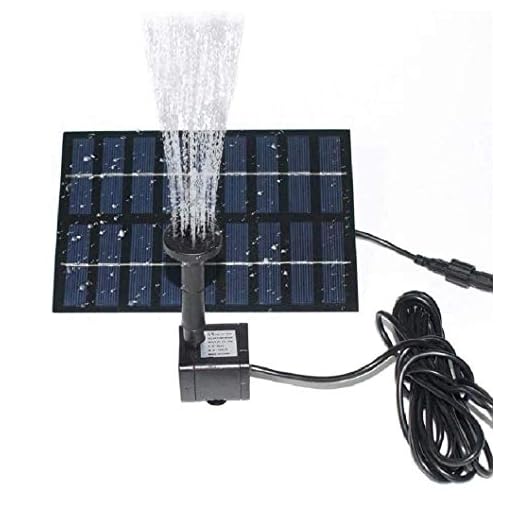 COSSCCI Solar Fountain Water Pump for Bird Bath 1.8W Solar Power Fountains Outdoor Fountain for Small Pond, Pool,Patio Garden