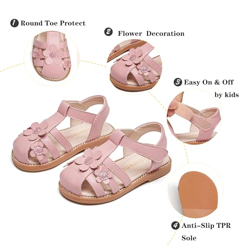 Image of Kiderence Toddler Girls Sandals Little Girls Kids Summer Shoes Toddler Sandals