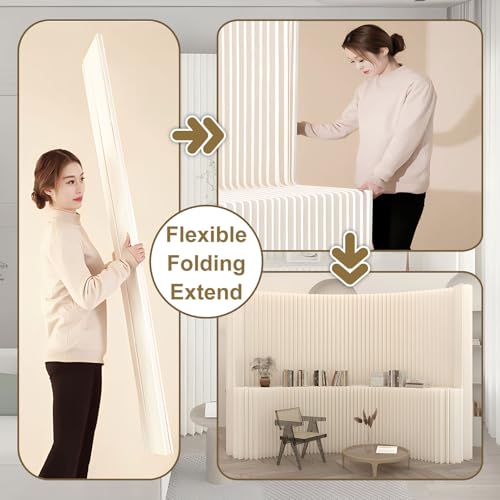 Cloison de séparation moderne papier 5m paravent intérieur modulable - 2