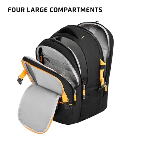 Image of Safari 43L Expandable Laptop Bag with Armor Base, Raincover, 3 Compartments, Compression Straps, Large Size Travel Bag, Ideal For 3-4 Days Staycations, Hiking, Office Bag