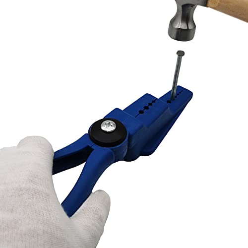 Support de protection de doigts pour marteau, pince à ongles, pince à ongles, pince à ongles, outil de préhension à ongles, support de vis à ongles facile à positionner Cover