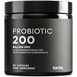200+ Billion CFU Probiotic Supplement with 30 Verified Third-Party Tested Strains - Extended-Release Capsules with Prebiotic Blend - Fully Shelf-Stable Probiotics Formula by Toniiq