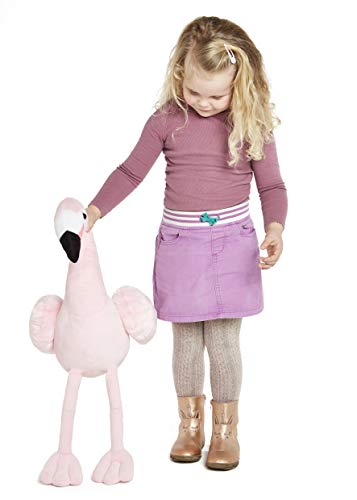 Zappi Co Weich gefülltes Kuscheltier für Kinder Flamingo Plüschtier (64 cm Höhe) Safari-Tiere Kollektion Plüschteddy Neugeborenes erstes Kind