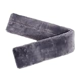 PerGar Cincha de Caballo, Cincha de Doma, Resistencia Ligera Al DesgasteCinchas Inglesas para Caballos, Cubierta Protectora de Vientre de Caballo de Forro Polar de Imitación Gris