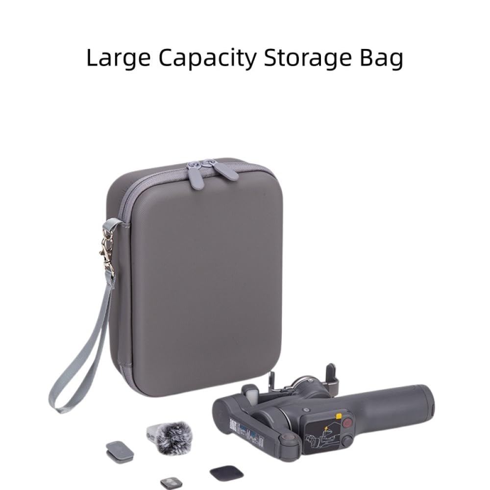OSMO Mobile 8P Hülle, PU-Leder, tragbare Aufbewahrung, OM 8P Hülle, Reisetasche für DJI OSMO Mobile 8P Combo Gimbal Stabilisator Zubehör