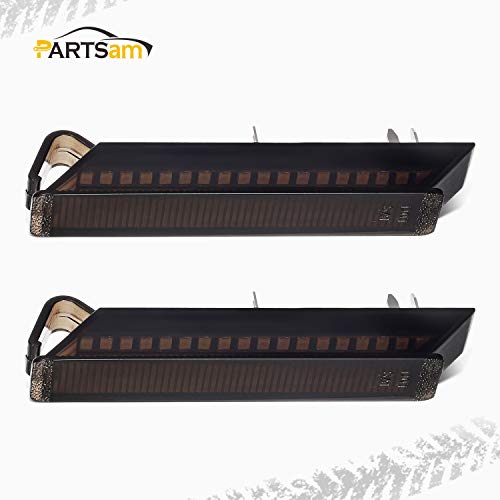 Partsam Sequential Amber Led Side Mirror Turn Signal Light Smoked Right Left Lamps 36 Led Compatible With F150 Expedition Raptor Lincoln Mark Lt, Amber Flowing Led Lights Design Plug And Play #TOP1