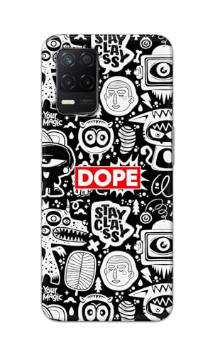 Image of Printed Hard Back Cover Case for Realme Narzo 30 5G Back Cover (Mixed Cartoons) -1111