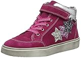 Schnürung Richter Kinderschuhe Mädchen Ryana Hohe Sneaker, Pink (Lampo/Silver/Can/Ste 7701), 25 EU