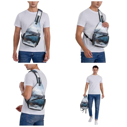 Bolso cruzado impermeable para trekking y viaje miniatura 7