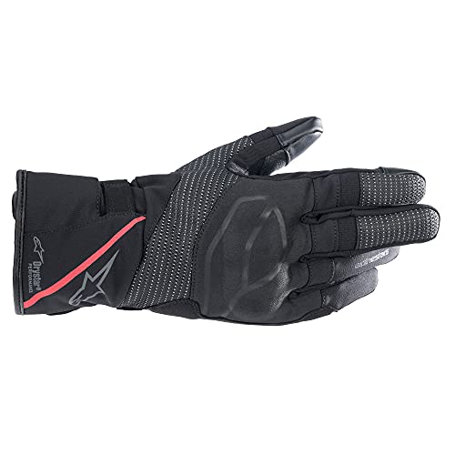 Gant de moto Stella Andes V3 Drystar Alpinestars noir et rouge en taille M