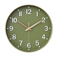 HZDHCLH Wall Clocks Battery Operated,12 inch Silent Non Ticking Modern Wall Clock for Living Room 2
