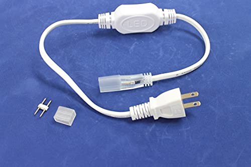 heartcame 新開発の EL蛍光チューブ管 LEDテープライト 100v 家庭用長さ約50㎝コンセント1セット