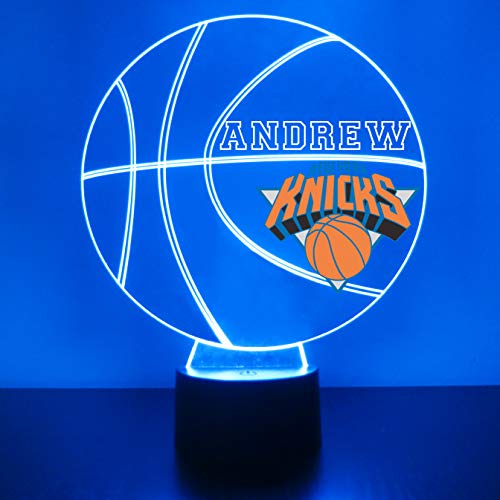 Mirror Magic Store Basketball LED Light/Lamp with Free Personalization - Features Licensed Decal