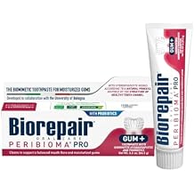 BIOREPAIR Peribioma Pro - معجون أسنان هيدروكسيباتيت للاستخدام اليومي، معجون أسنان خالٍ من الفلورايد لفم ولثة صحيين، يساعد على منع تكوين البلاك، العناية بالفم للبالغين والأطفال، 3.39 أونصة صنع في إيطاليا