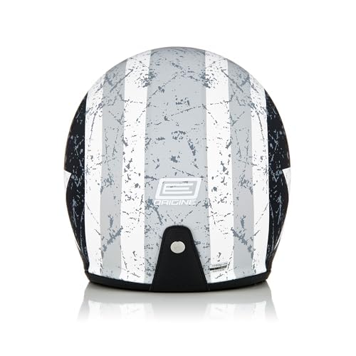 ORIGINE Casque de Moto Jet Casque de Scooter avec Lunettes ECE 22-06
