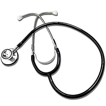 Graham-Field 400 Grafco Dual Head Stethoscope, Black