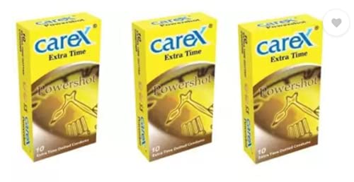 Preisvergleich Produktbild Carex Extra Time PowerShot Kondom 10 Stück