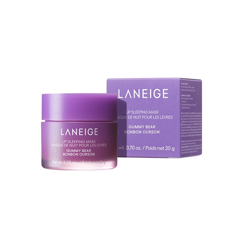 Image of Laneige Lip Sleeping Mask | Moisturizing Lip Treatment with Vitamin C + Shea Butter for Soft Hydrated Lips | Overnight Repair | Lip Balm For Dry Chapped Lips| Lasting Hydration
