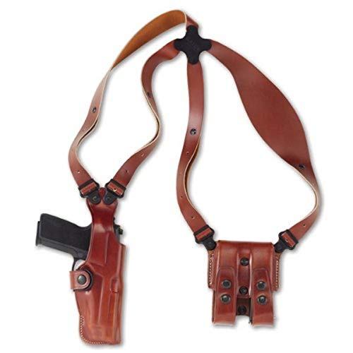 Galco Vertical Shoulder Holster System for Sig-Sauer P226, P220 (Tan, Ambi)