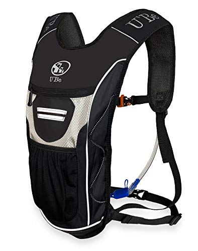 Hydration Backpack Pack with 2l Water Bladder - Camelback for Kids Men & Women - Running Hiking Cycling
