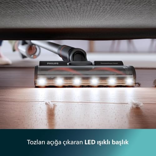 Philips 8000 Serisi Aqua Plus Kablosuz Dik Süpürge, 25.2 V, 80 dk'ya kadar Çalışma Süresi, PrecisionPower Başlık, Aqua Plus Başlık, XC8053/01 - Görsel 4
