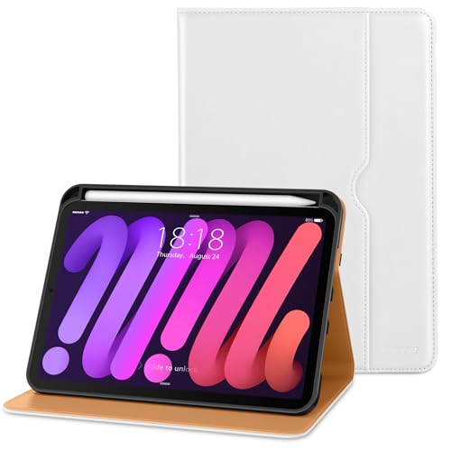 DTTO for iPad mini 7 (A17 Pro) / iPad mini 6 Case 8.3-inch, White