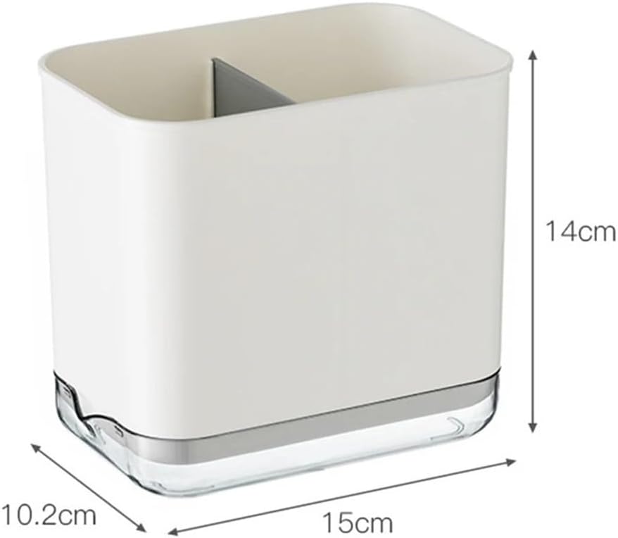 Home Kitchen Knife Holder Multifunction Utensil Holder Chopsticks Countertop Cutlery Drying Rack Flatware Drain Tidy Rack Kitchen Tools Kitchen Knife Holder(Gris)