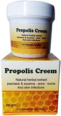 bonballoon (2.11 oz / 60 gm) Bee Propolis Herbal Cream With Honey Bee Wax & Aloe Vera Soothing Soothe Skin Care Moisture Moisturizer All Body Face Hand