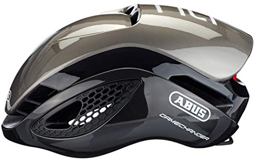 ABUS Rennradhelm GameChanger - Aerodynamischer Fahrradhelm mit optimalen Ventilationseigenschaften für Damen und Herren - Dunkelgrau… – Ansicht 4