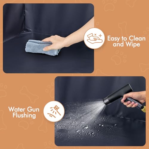Image of Dog Pee Pad Holder with High Walls, Portable Dog Litter Box for Inside Potty, Splash-Proof Pee Shield Pad Holder Tray for Puppies Small and Medium Dogs