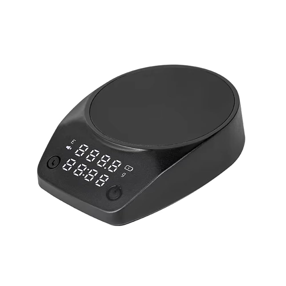 CTRLZS Mini Coffee Time Scale, Italian Coffee Bean Weighing Scale, Kitchen Small 0.1g Coffee Electronic Waterproof Scale