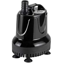 hygger 400 GPH Quick Water Change Aquarium Pump Submersible Fountain Water Pump Fish Tank Pond Drain Transfer Pump with 3 Adaptors