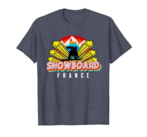 Chamonix FR Cool France Snowboard Montagne Alpes Français T-Shirt Cover