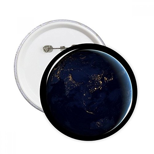 Pins Planète Terre Univers Espace pour Customiser Vêtements et Masquer Trous