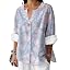 Elegant Floral Print Purple17