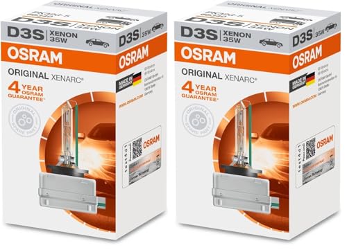 Osram D3S XENARC ORIGINAL HID Xenon OEM 66340HBI (Packung mit 2)