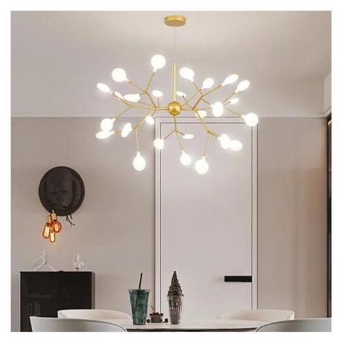 Lustre LED pour salon moderne et cuisine : créez une ambiance chaleureuse 45 têtes
